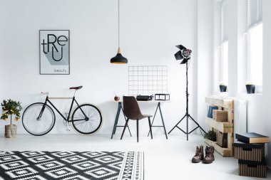 Minimalist stüdyo daire