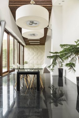 Ferah modern yemek salonu