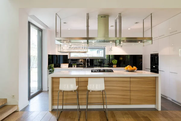 Open plan of kitchen area — Stock Photo, Image