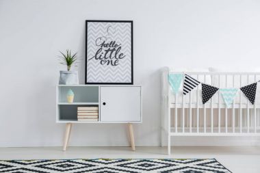 Cute minimalism in nursery clipart