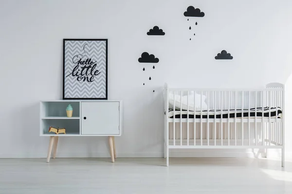 Sweet, monochromatic nursery — Stock Photo, Image