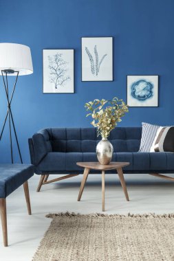 Sehpa ve kanepe oturma odasında