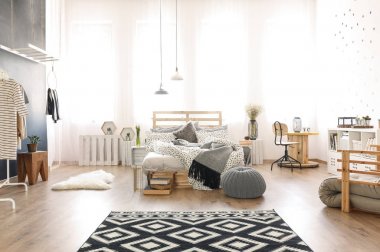 Çok fonksiyonlu daire palet Yataklı