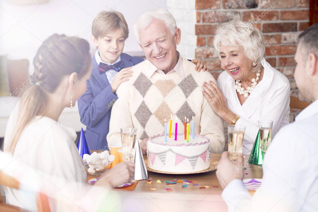 Grandpa's birthday party