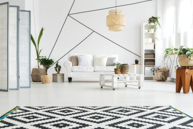 Bir odada taze bitkiler