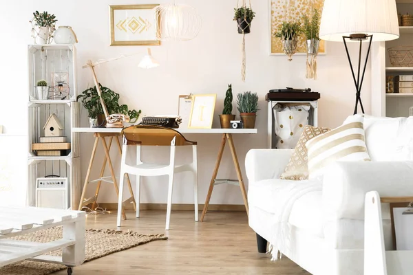 Vintage scandi room — Stock Photo, Image