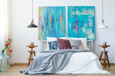 Yatak odası için fikir ilham verici