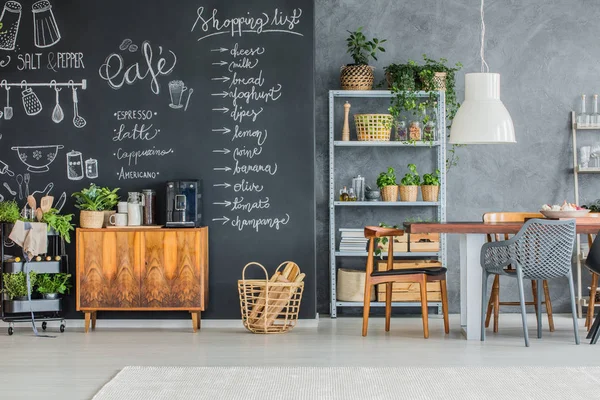 Keuken en eetkamer — Stockfoto