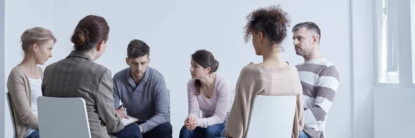 Reunión del Grupo de Apoyo — Foto de Stock