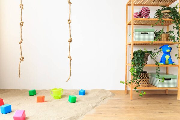 Ropes in baby room