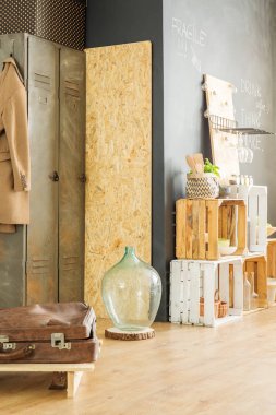 İç upcycled mobilya ile