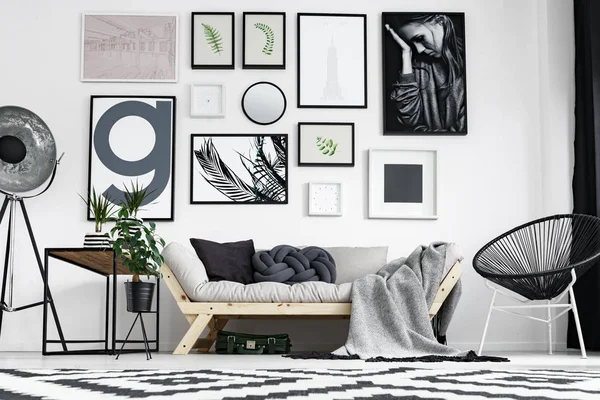 Umělecké obývací pokoj — Stock fotografie