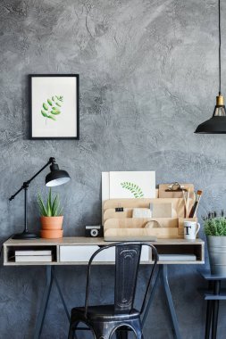 Vintage çalışma odası Danışma ile