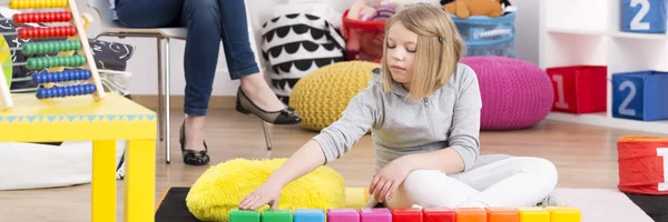 Mädchen in Psychotherapie — Stockfoto