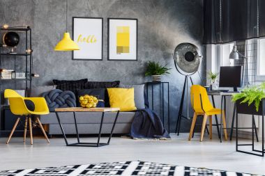 Modern retro fotoğrafçılık studio iç