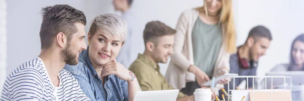 Oficina de negocios internacionales — Foto de Stock