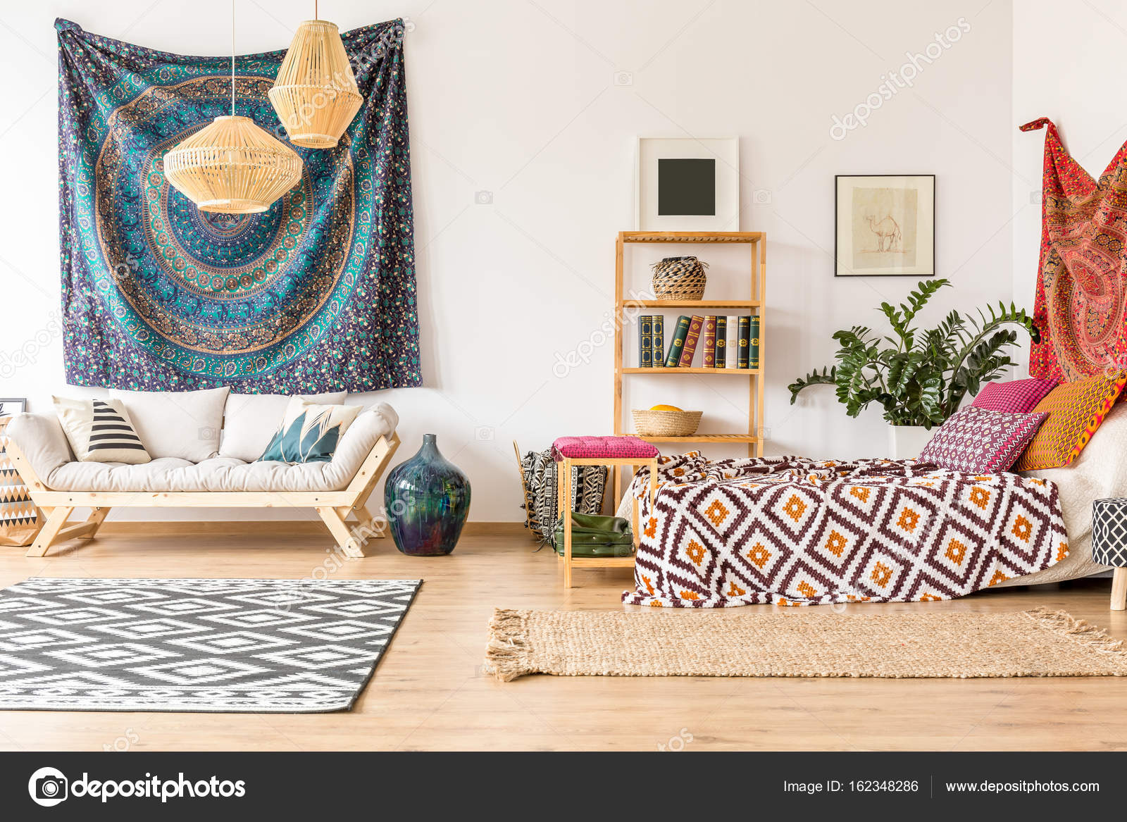 Indian cloth in apartment ⬇ Stock Photo, Image by © photographee.eu
