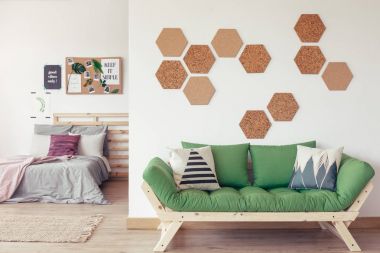 Cork dekor ile açık iç