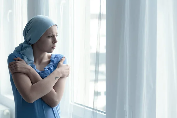 Paciente solitário com tumor — Fotografia de Stock