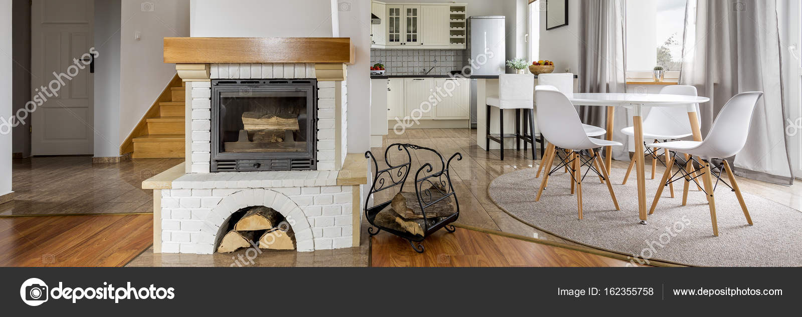 Images White Brick Fireplaces White Brick Fireplace Stock