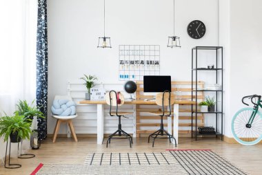 Ofis mavi Bisiklet