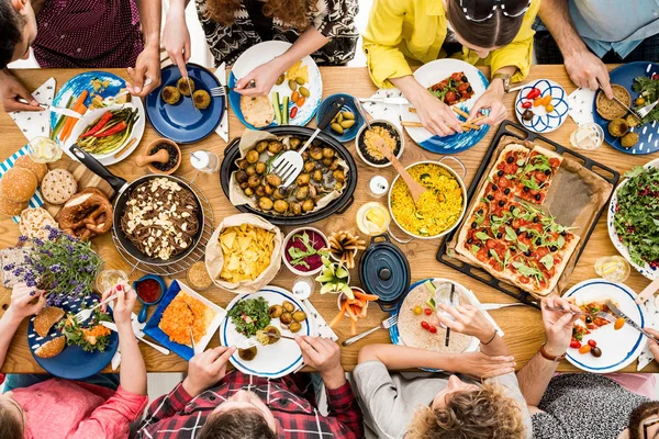 Veggie treffen von freunden — Stockfoto