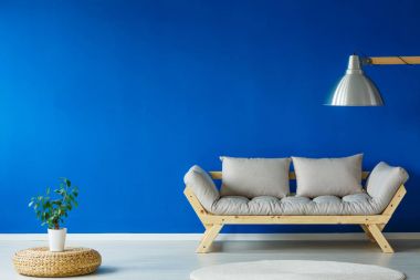 SCANDI tarzı oturma odası