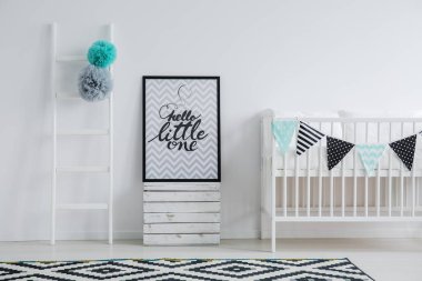 SCANDI stil çocuğun yatak odası