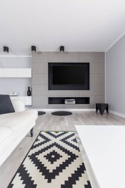 Şık bir oturma odası.