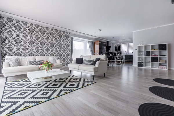 Daire Retro oturma odasında