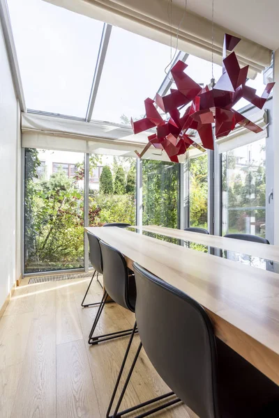 Stylish orangery in house — Stock Photo, Image