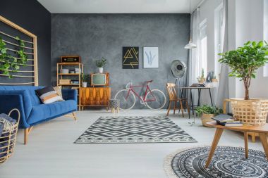 Vintage mobilya ile Studio