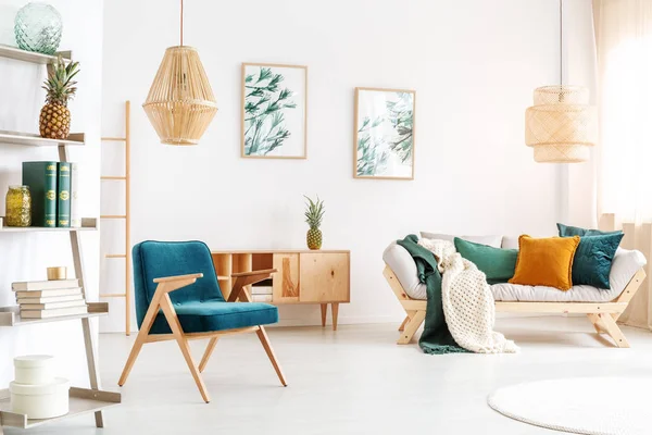 Vintage sandalyede rahat Oda