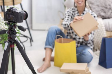 Vlogger kamera evde kullanma