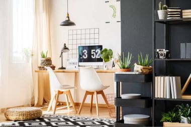 Resepsiyon ile modern SCANDI iç