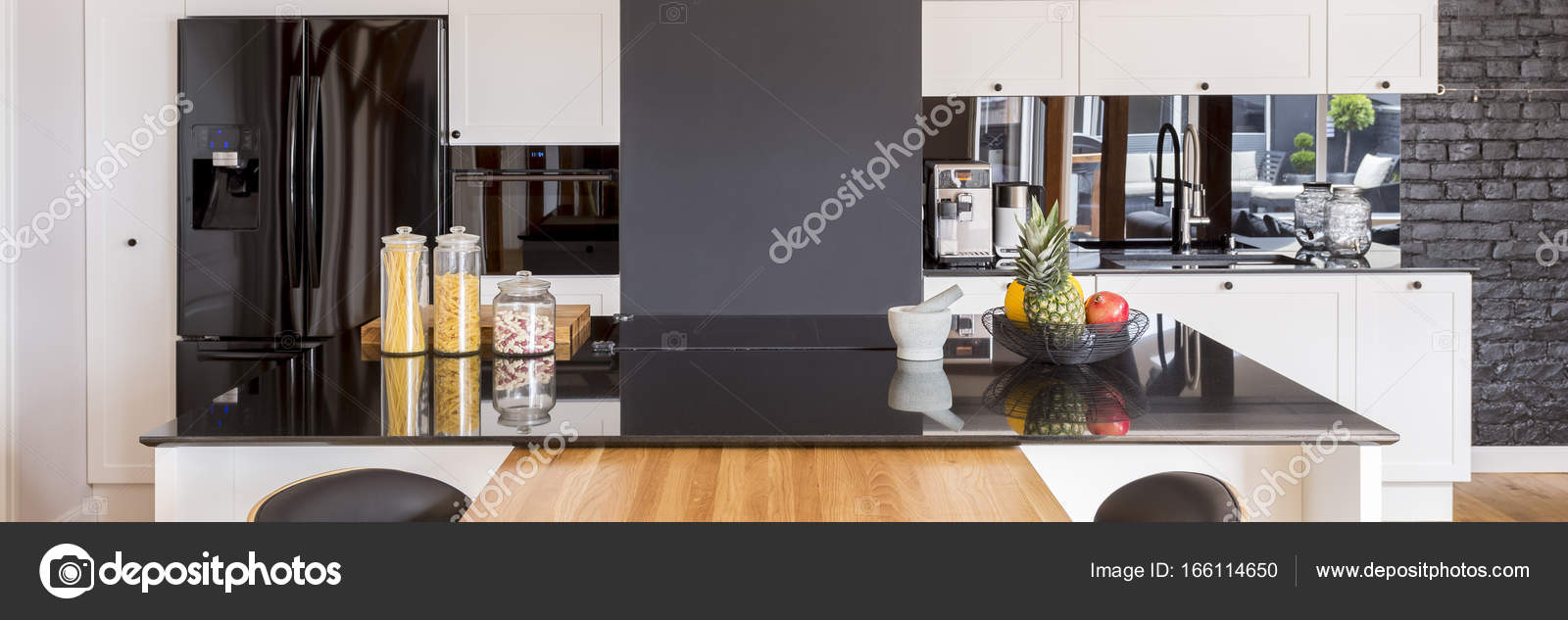 Panorama De Cozinha Com Ilha Fotografias De Stock Photographee Panorama De Cozinha Com Ilha Fotografias De Stock Photographee
