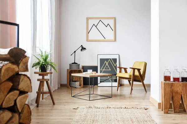 Modern oturma odası koltuk ile