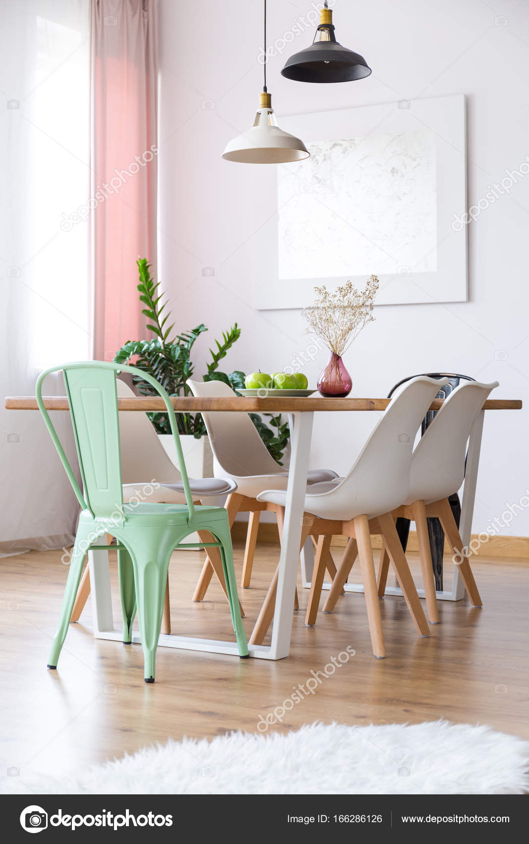 Minimal Bright Dining Room Stock Photo Photographee Eu 166286126 Minimal Bright Dining Room Stock Photo