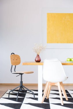 Geometrik halı yaratıcı Oda