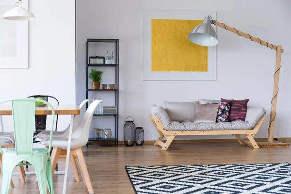 SCANDI halı ile oturma odası