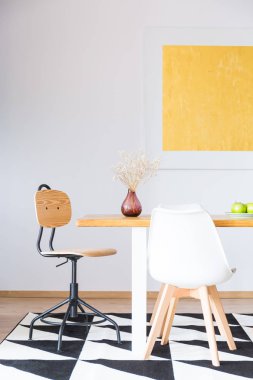 Geometrik halı yaratıcı Oda