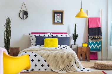 Şeker kafatası halk yatak odasında