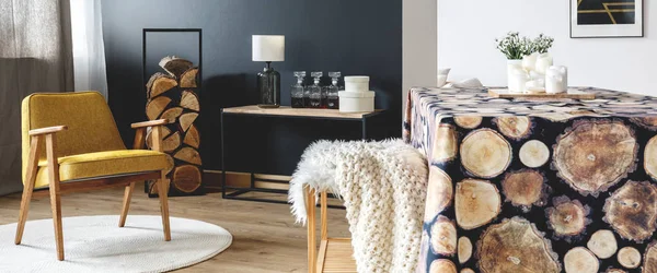 Koltukta günlük motifi Oda