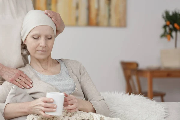 Pasien bermasalah dengan tumor — Stok Foto