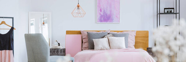 Pink decorative board