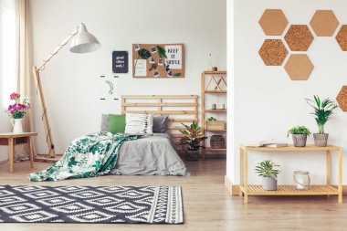 Cork doğal çevre yatak odası 