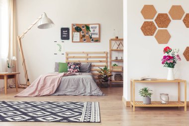 Mantar ile doğal botanik yatak odası