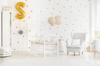 Bebeğin yatak odası iç rahat