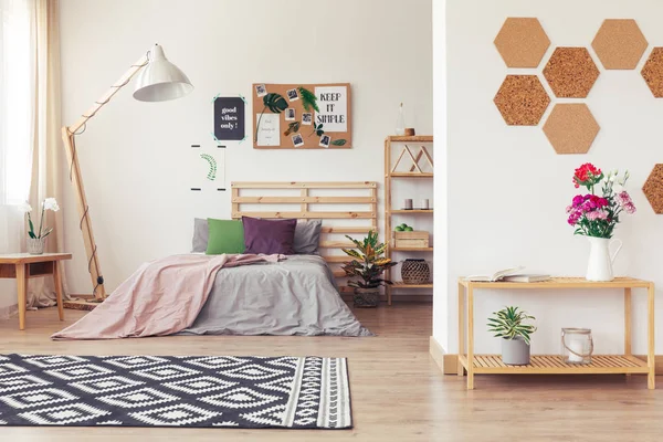 Rahat botanik yatak odası lamba