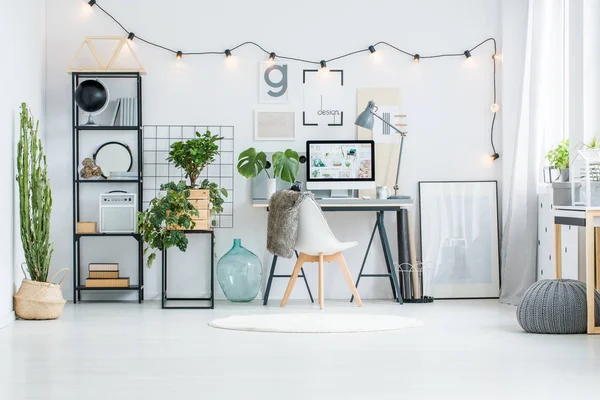 Scandinavian style work zone — Stock Photo, Image